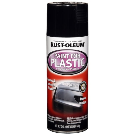 Spray Paint, Black, 12 oz.