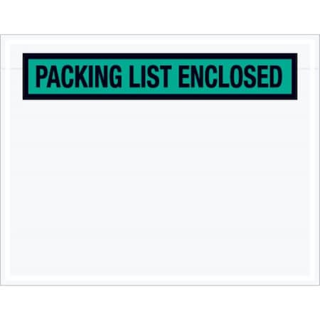 Packing List Envelopes, Green, PK1000
