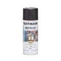 Metallic Spray Paint, Black Night, Metallic, Solvent, 11 oz