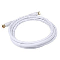 Coaxial Cable, RG-6,6 ft., White