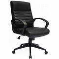 Office Chair, 42.5 in H, Black