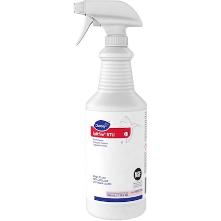 Cleaner/Degreaser, 32 Oz Trigger Spray Bottle, Liquid, Red, 12 PK