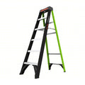 A-Frame Stepladder, Fiberglass, 6 ft, 10.3 ft