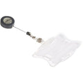 ID Badge Holder, 2-3/4" L, Open Style, PK10