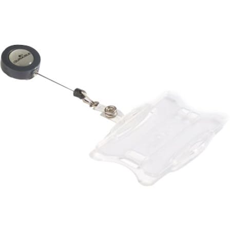 ID Badge Holder, 2-3/4" L, Open Style, PK10