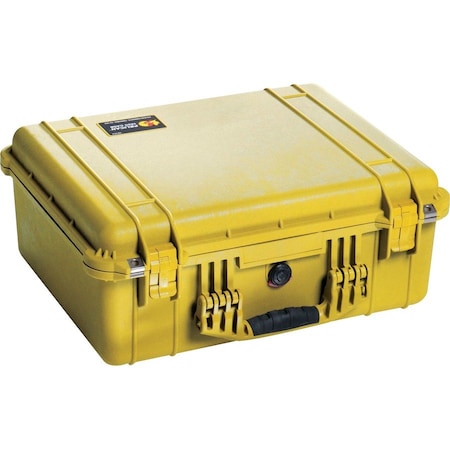 Yellow Protective Case, 20.66"L x 17.2"W x 8.40"D