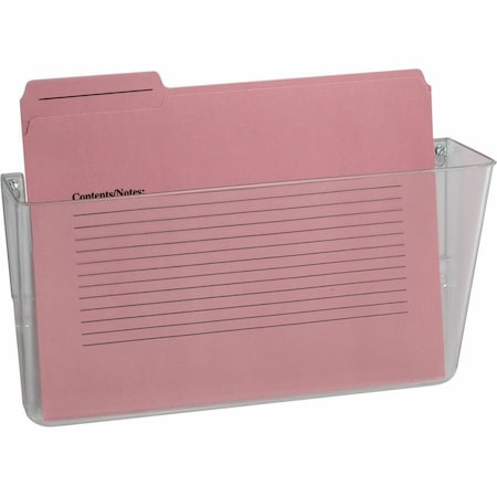 Wall Pocket, Letter, 7Hx13W, Black