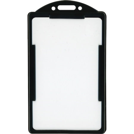 ID Card Holder, Vertical, Blk, PK25