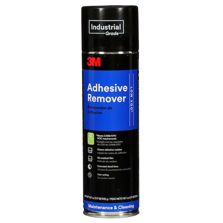 Adhesive Remover, Clear, 18.7 oz, Aerosol Can