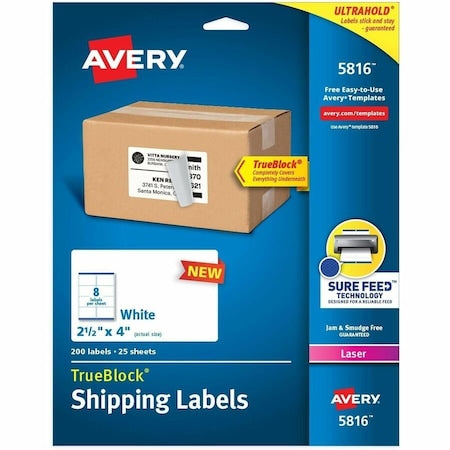 Printable Blank Shipping Labels, PK200