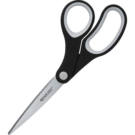 Scissors, 8" KleenEarth Soft Handle Bent Scissors