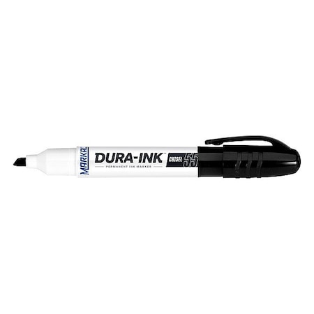 Permanent Marker, Chisel Tip, Black