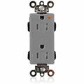 Straight Blade Receptacle, 5-15R, 15 A, 125V AC, Surface Mount, Isolated Ground