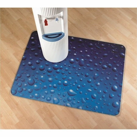 Colortex Floor Mat in "Drops" Design - 36" x 48"
