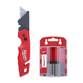 FASTBACK Folding Utility Knife with Blade Storage and 50 pc. Blades