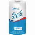 Scott Essential Perforated Roll Paper Towels, 1 Ply, 102 Sheets, 51 ft, White, 24 PK