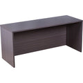 Desk Shell Credenza Shell, Driftwood, 71" x 24", Driftwood