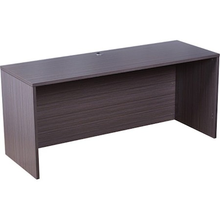 Desk Shell Credenza Shell, Driftwood, 71" x 24", Driftwood