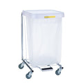 Single Medium Duty Hamper with Foot Pedal, 32" High