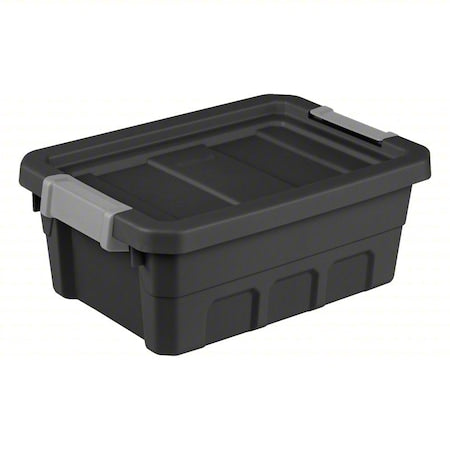Storage Tote, 4 Gal Modular Stacker
