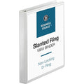 Ring Binder, White, Clear Sleeve
