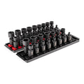 3/8 in Drive Flex Impact Socket Set, Metric, SAE, 34 pcs