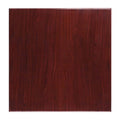 Square Square Mahogany Resin Table Top, 36", 36" W, 36" L, 2" H, Resin, Mahogany