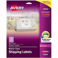 Matte Clear Shipping Labels, PK60