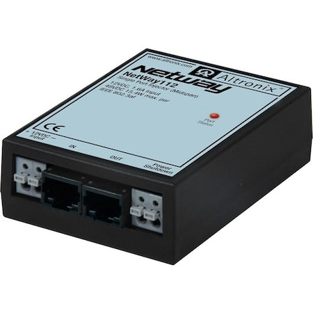 PoE Injector, Black, 1" H, 12/16VDC Input V