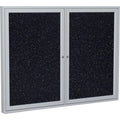 Rubber Enclosed Bulletin Board 36" x 48"