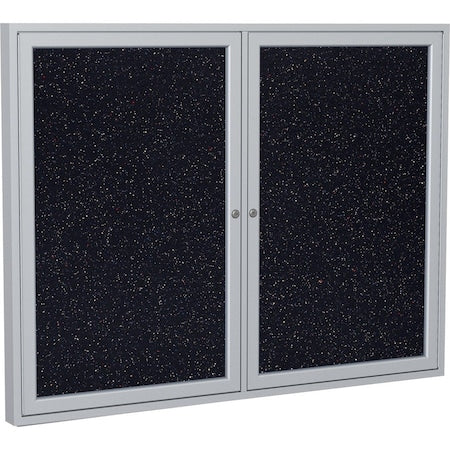 Rubber Enclosed Bulletin Board 36" x 48"