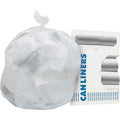 Trash Bag, 30X37, 10Mic, Natural, HDPE, PK500