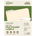 Laser/Inkjet Label, 3 7/16 in Label W, 2/3 in Label H, 30 Labels per Sheet White