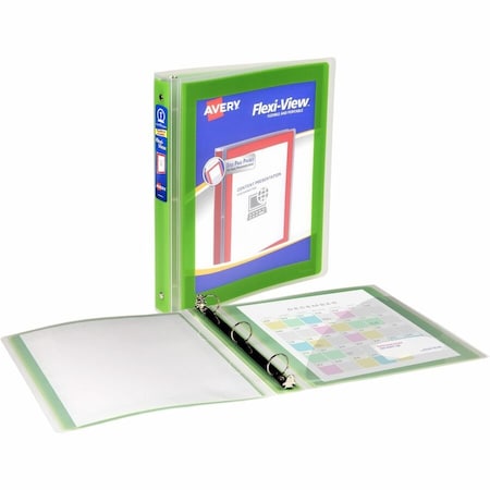 Flexi-View 3 Ring Binder, 1 In Round Ring