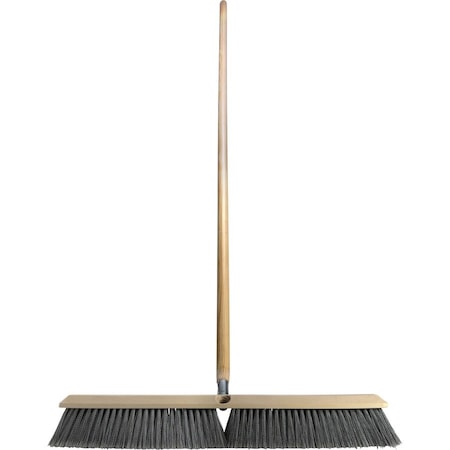 Genuine Joe Brooms And Sweeper, Woodgrain, 60" L Handle