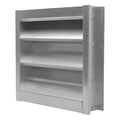 Louver, Wall Opening 18 x 18 In, Aluminum