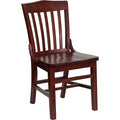 Dining Chair, School House Back, Mah Wood