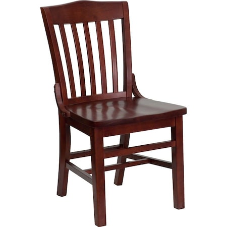 Dining Chair, School House Back, Mah Wood