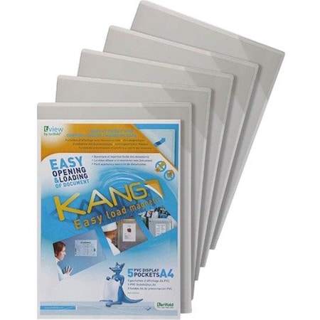 Sign Holder, Clear, Magnetic, PK5