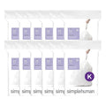 9 gal Custom Fit Trash Bags, 1.18 mil, White
