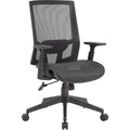 Office Chair, 43 1/2 in H, Black
