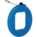 Fish Tape, Formed Hook, 25 ft L, 1/8" Dia.