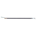 FanDownrod, Black, Steel, 1inDia, 36inL