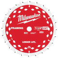 CircularSawBlade, Carbide, Dia:7.25"