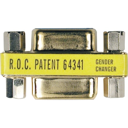 Gender Changer, Compact, DB9, Coupler, M/M