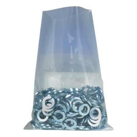Open-Ended Bag, 4 mil, Clear, Twist Tie, 1000 PK