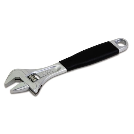 Chrome Adjustable Wrench, Ergo, 12"