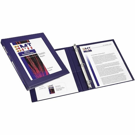 Heavy-Duty Framed View 3 Ring Binder, 0.