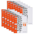 Case of Whitelines Spiral Wirebound Graph Ruled Notebooks, Gray Paper, 11" x 8.5" 70 Sheets, PK12