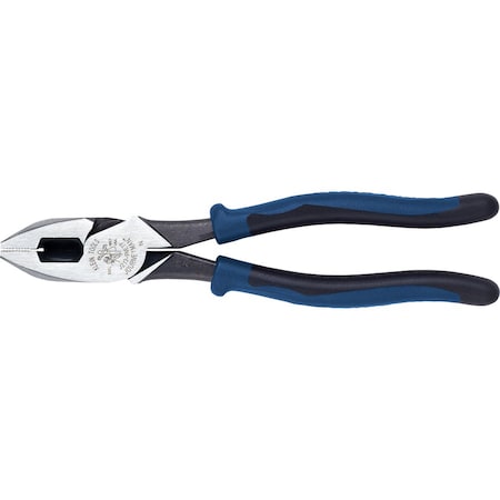 9 1/2 in Journeyman(TM) Linemans Plier High Leverage w/ Fish Tape Puller , Steel